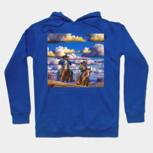 Cowboys Ride Arizona Art Hoodie